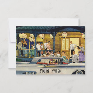 Retro Party Time V2 Invitation