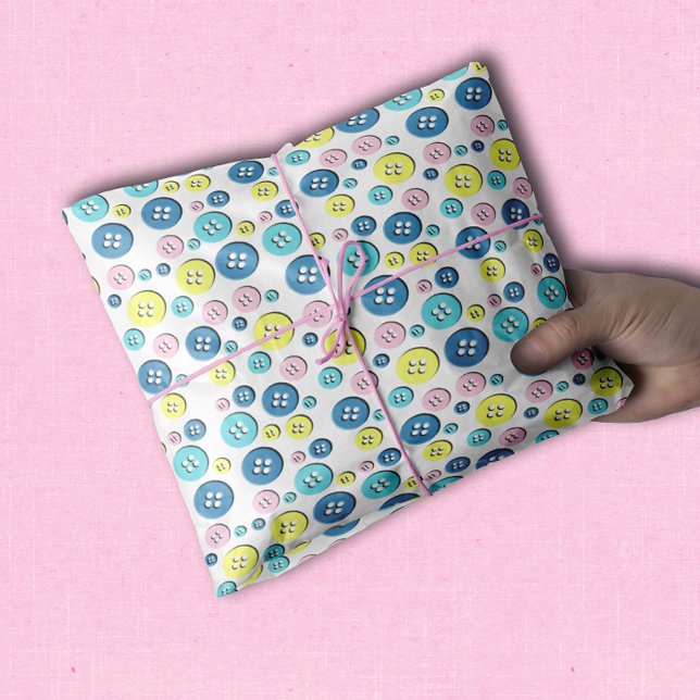 Retro Pastel Buttons for Baby Tissue Paper (Creator Uploaded)
