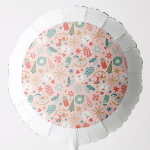Retro Pastel Christmas Balloon