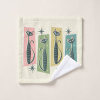 Retro Patchwork Tabbies ©studioxtine