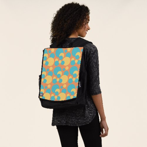 Retro Pattered Backpack