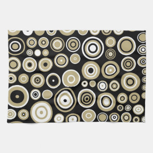 Retro Pattern Abstract Art - Kitchen Towel