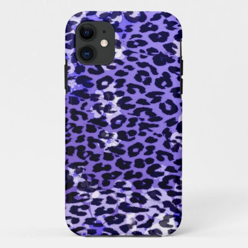 Retro pattern animal skin texture of leopard 9 iPhone 11 case