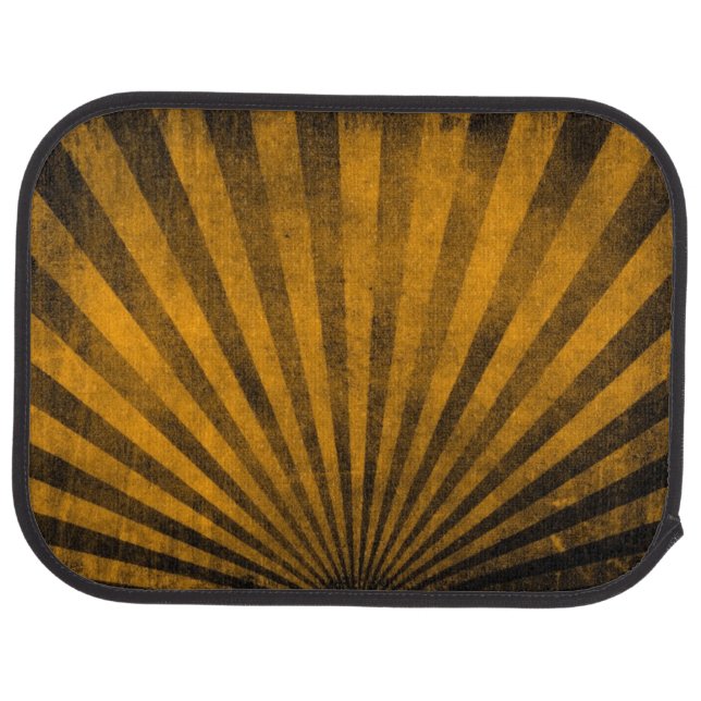 Retro pattern background car mat (Rear)