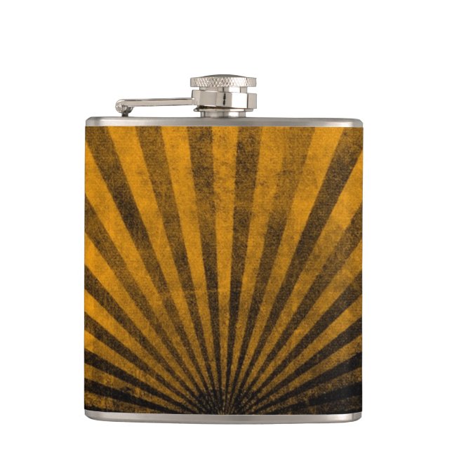 Retro pattern background flask (Front)