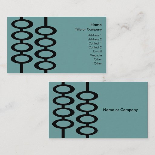 Customizable Retro Business Card