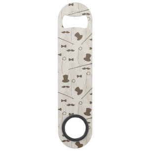 Retro pattern for man 2 bar key