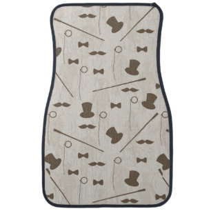 Retro pattern for man 2 car mat