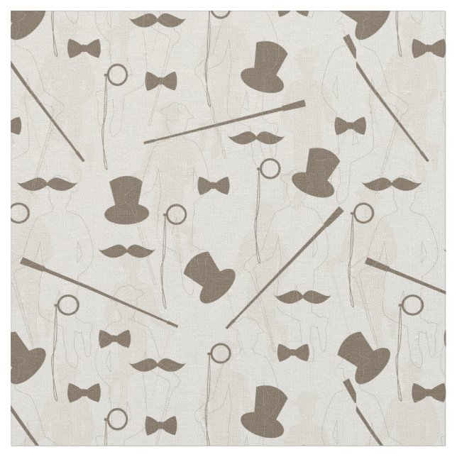 Retro pattern for man 2 fabric (Close Up)