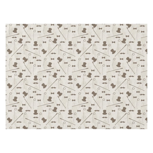 Retro pattern for man 2 tablecloth (Front (Horizontal))