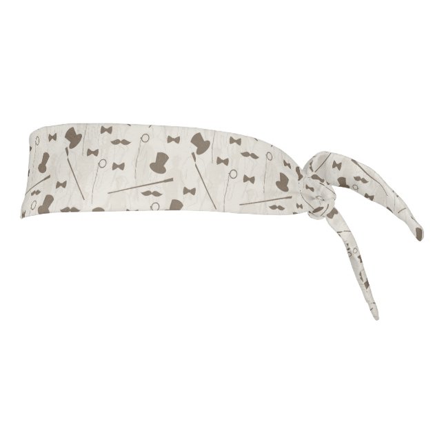 Retro pattern for man 2 tie headband (Rotate 90)