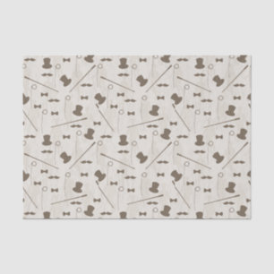 Retro pattern for man 2 tissue paper