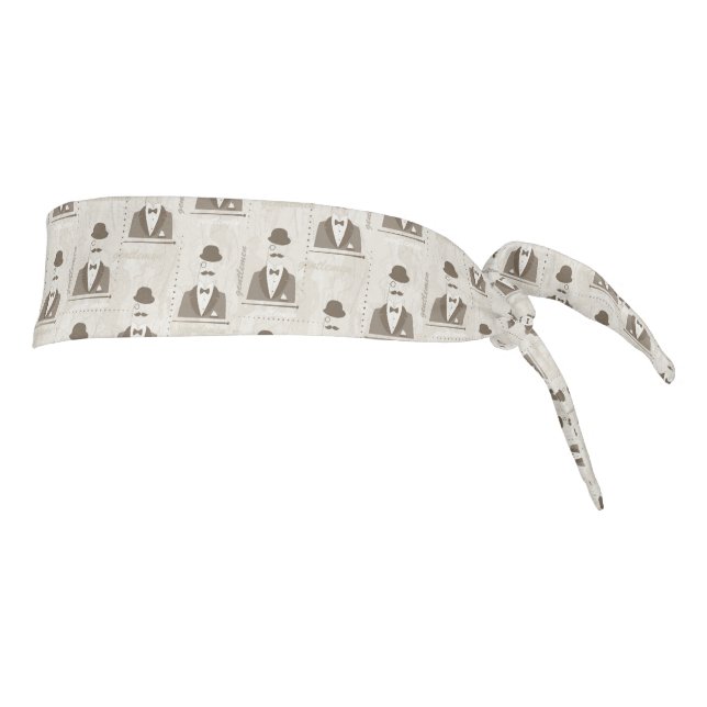 Retro pattern for man tie headband (Rotate 90)