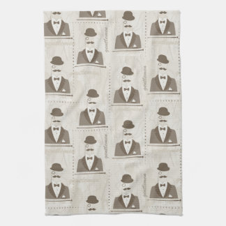 Retro pattern for man towel