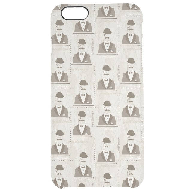 Retro pattern for man uncommon iPhone case (Back)