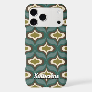Retro Pattern Green iPhone Case