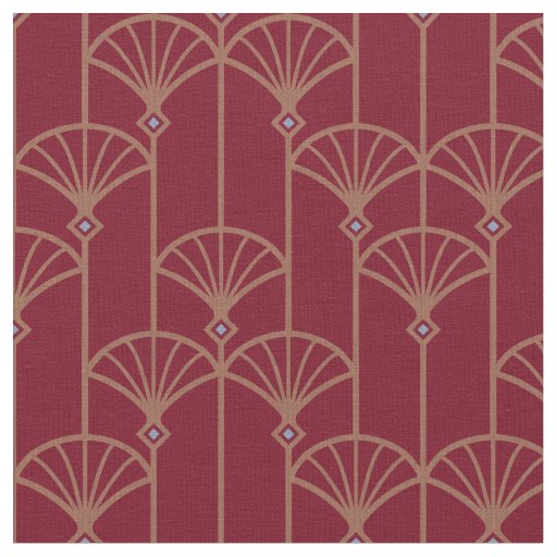 Retro pattern in Art deco style. Fabric