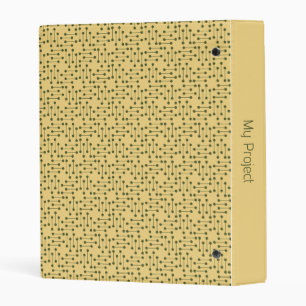 Retro Pattern Mini Binder