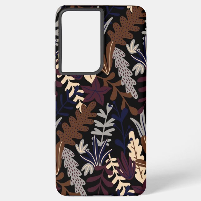Retro Pattern Modern Samsung Galaxy Case (Back)
