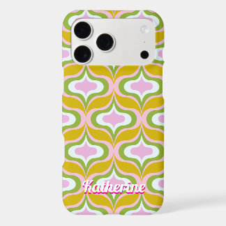 Retro Pattern Orange Yellow iPhone 17 Pro Max Case