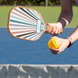 Retro Pattern Pickleball Paddle