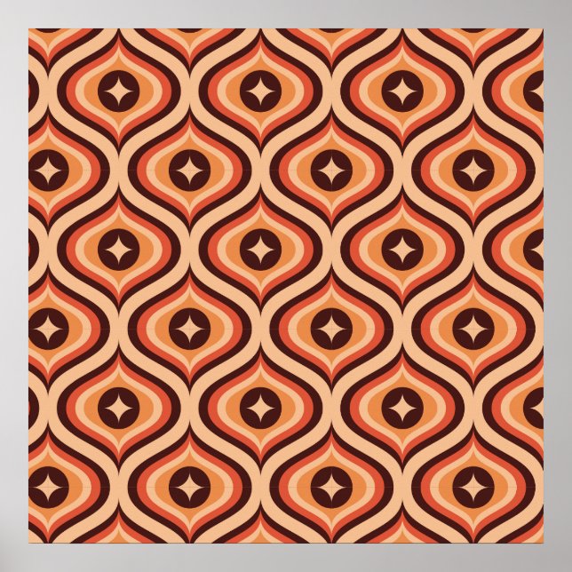 Retro Pattern Poster (Front)