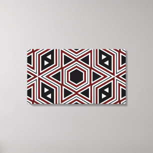 Retro Pattern Seamless Art Canvas Print