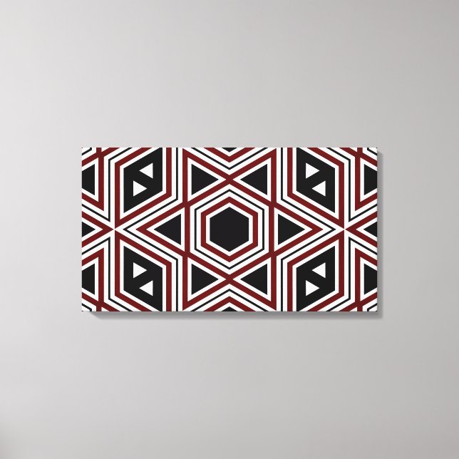 Retro Pattern Seamless Art Canvas Print (Front)