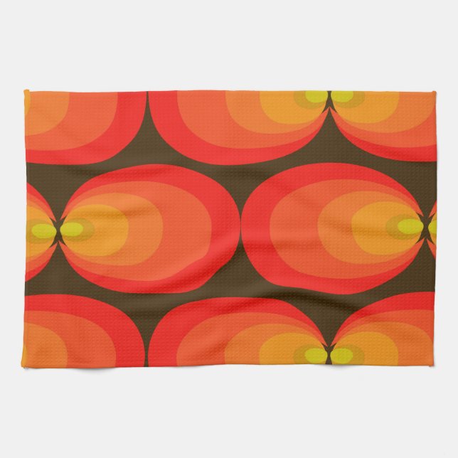 retro pattern towel (Horizontal)