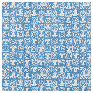 Retro Pattern Vintage Tarot Card Back Fabric