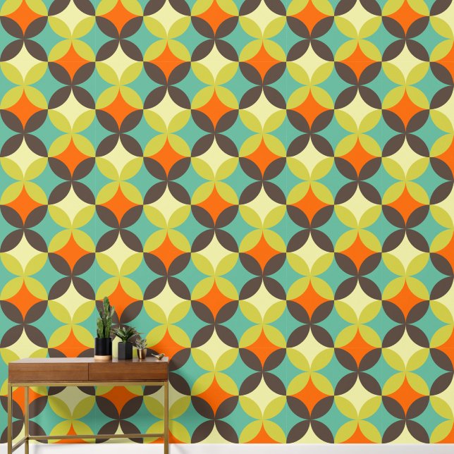 Retro pattern wallpaper  (Hallway)