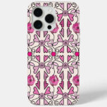Retro patterns, roses, flowers &amp; hearts iPhone 15 pro max case