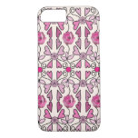 Retro patterns, roses, flowers &amp; hearts iPhone 8/7 case
