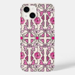 Retro patterns, roses, flowers &amp; hearts Case-Mate iPhone 14 case