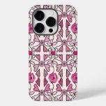 Retro patterns, roses, flowers &amp; hearts Case-Mate iPhone 14 pro case