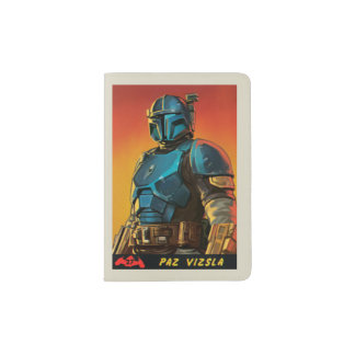 Retro Paz Vizsla Illustrated Art Passport Holder