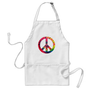 Retro Peace Adult Apron