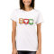 Retro Peace, Love, Books (Dark) Women's