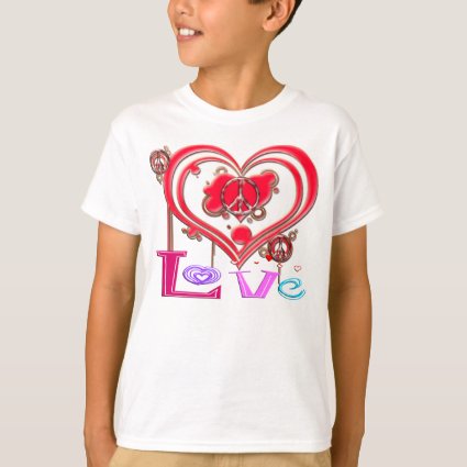 Retro Peace & Love T-Shirt