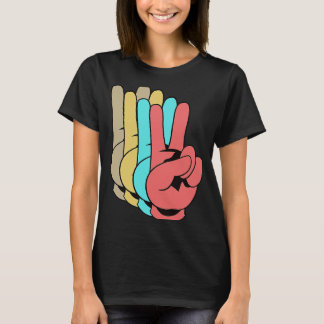 Retro Peace Sign Love 60's 70's T-Shirt