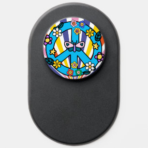 Retro Peace Sign PopSocket