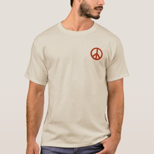 retro peace sign T_Shirt