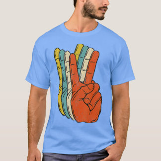 Retro Peace Vintage Shirt 60s 70s Hippie Gift