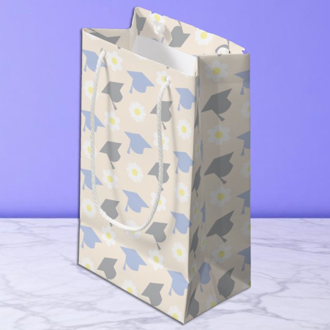 Retro Peach Graduation Small Gift Bag (Creator Uploaded)