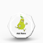 Retro Pear Runner Award<br><div class="desc">Retro Pear Runner wearing headband and sneakers</div>