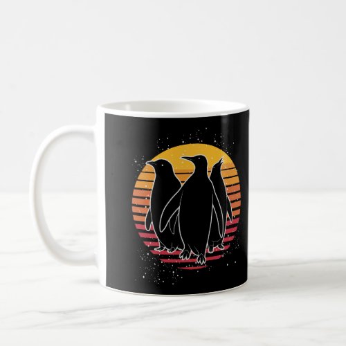 Retro Penguin Coffee Mug
