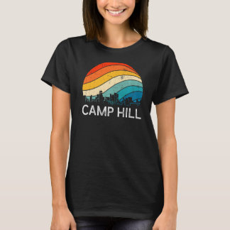 Retro Pennsylvania Camp Hill Skyline Vintage Urban T-Shirt
