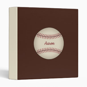 Retro Personalized Baseball Card Binder Gift