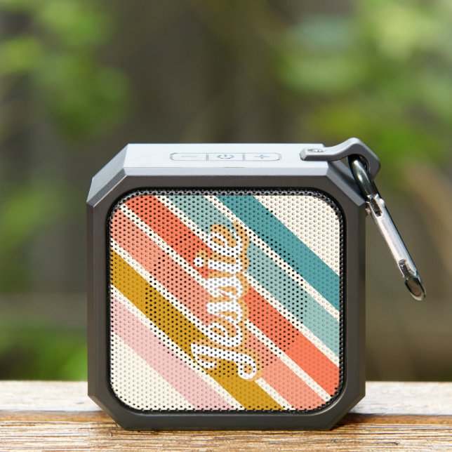Retro Personalized Name Bluetooth Speaker (Insitu(Outdoor))