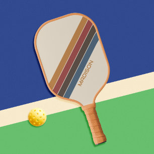 Retro Personalized Name Pickleball Paddle